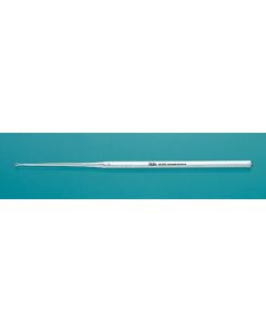 Miltex® Single-Ended Buck Ear Curette, Straight, Sharp, Size 0