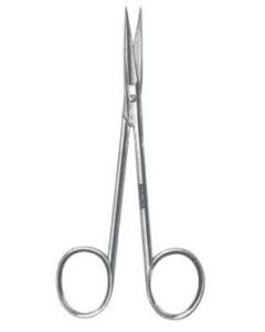 MAGNA® Iris Scissors Straight with Tungsten Carbide Insert 4 1/2 in