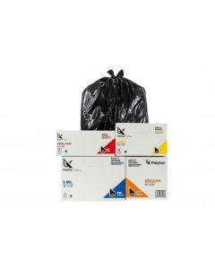 Garbage Bags Black 20in x 22in, Regular