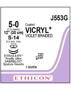 ETHICON Coated VICRYL® Suture 5-0 S-24, S-24