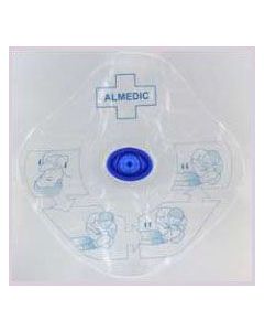 CPR Face Shield with one-way valve