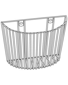 Wall Mount Basket, 7 x 9.75 x 3.75 in