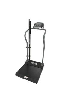 Health o meter® Antimicrobial Digital Platform Scale (Pounds & Kilograms, with Mechanical Height Rod Included)