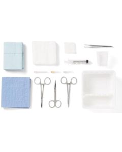Laceration Tray Disposable, Sterile