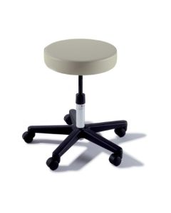 Ritter® Value Series Adjustable Stool with Gliders (No Casters) Obsidian