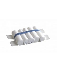 Cylindrical Nasal Gauze Sponges 1/2 in x 1 1/2 in