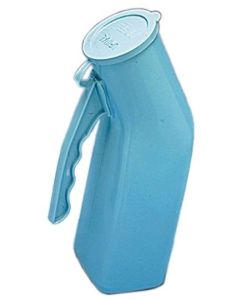 MedPro® Plastic Male Urinal with Cover Autoclavable