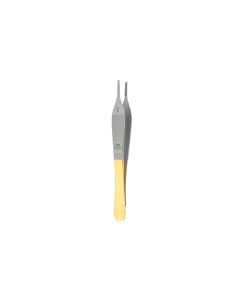 Miltex® Brown-Adson Tissue Forcep 4.75in Straight 7x7 Teeth Tungsten Carbide