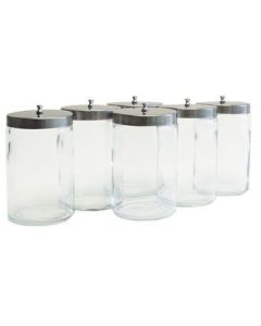 Grafco Unlabeled Flint Glass Sundry Jars
