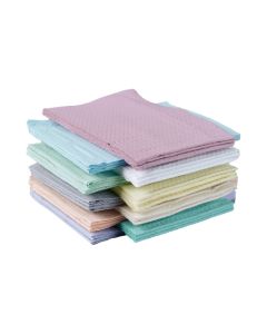 TIDI® Dental Bibs/Towel Teal 13in x 18in, 2-Ply