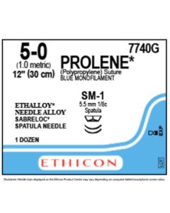 ETHICON PROLENE® Polypropylene Suture 5-0 SM-1, SM-1