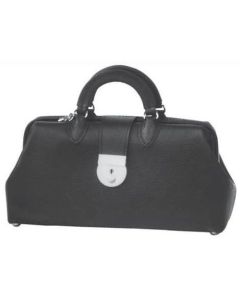 Doctor's Black Leather Bag - Economy