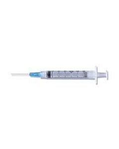 3mL BD Luer-Lok™ Syringe with attached needle 22G x 1 in
