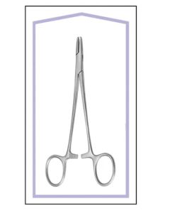Disposable Baumgartner Needle Holder 5 1/4 in (Sterile)