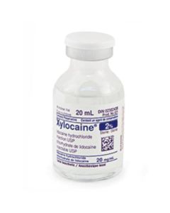 Plain Xylocaine 2% 20mL Multi-dose
