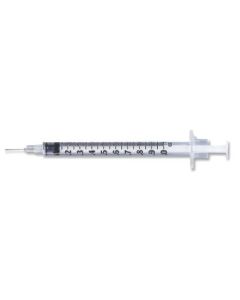 1mL BD™ Allergy Syringe with permanently attached needle 28G x 1/2 in