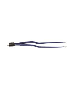 Bovie® Reusable Bipolar Forcep Bayonet 7.25 in, Fine Tip (1.0mm), Smooth
