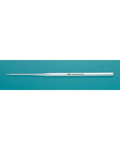 Miltex® Single-Ended Buck Ear Curette, 6 1/2", Straight, Sharp, Size 00