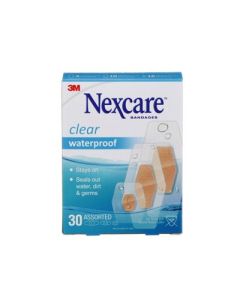 Nexcare™ Clear Waterproof Bandages Assorted Sizes