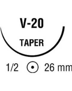 Surgipro™ II Non-absorbable Uncoated Suture with Needle, Size 3-0, 26mm