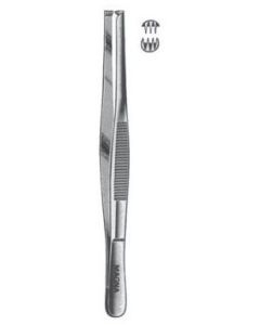 MAGNA® Tissue Forceps 3x4 Teeth 5 1/2 in