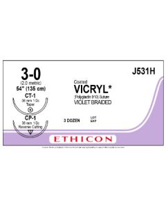 ETHICON Coated VICRYL® Suture 3-0 CT-1, CP-1