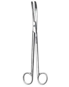 MAGNA® Sims Uterine Scissors Curved Delicate with Tungsten Carbide Insert 9 in