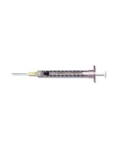 1mL BD Luer-Lok™ Syringe with attached needle 20G x 1 in