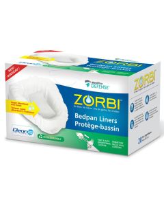 Zorbi™ Biodegradable Bed Pan Liners