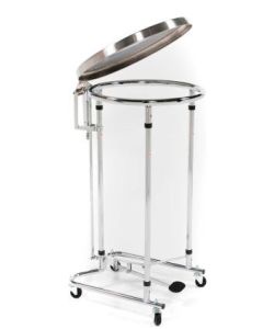 Tilt-Top Foot Operated Hamper