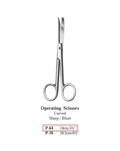 UTILITY® Economy Operating Scissor Curved 5 1/2 in