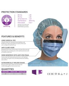 PRIMED® Visor Mask Tie-On Level 3