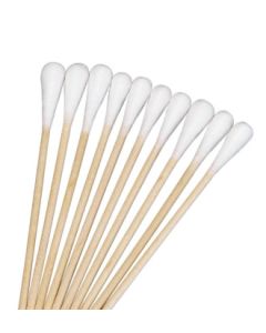 Solon Cotton Tip Applicators 6" Sterile, Wood Stem