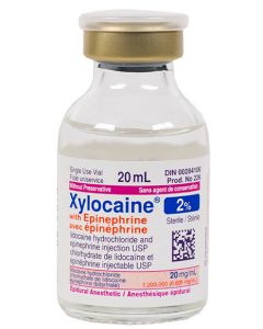 Xylocaine 2% With Epinephrine 20mL Single-dose