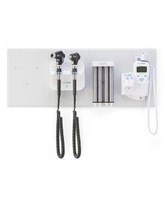 Welch Allyn®Green Series™ 777 Integrated Wall System, Panoptic, 2 Head, SureTemp, No BP