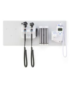 Welch Allyn®Green Series™ 777 Integrated Wall System, Panoptic, 3 Head, SureTemp, No BP