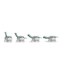 LUMEX Deluxe Clinical Care Recliner with Heat and Massage (Blueridge upholstery)