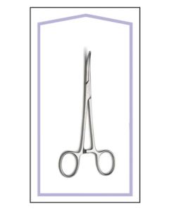 Disposable Kelly Forcep Curved 5 1/2 in (Sterile)