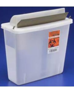 Monoject™ Mailbox In-Room Sharps Container 5qt, Clear