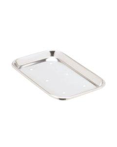 Miltex® Stainless Steel Mayo Tray Perforated 14in x 10in x 5/8 in