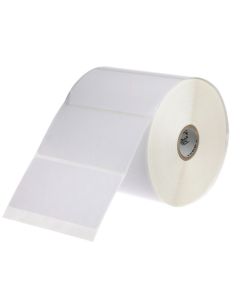 Zebra White Labels 4in x 1 1/2 in