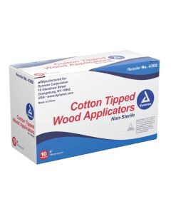 Dynarex Cotton Tipped Applicators 6in Non Sterile