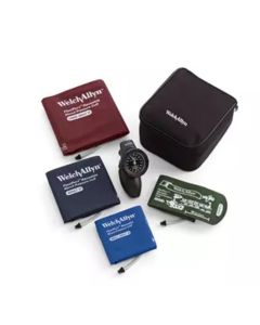 Welch Allyn® Platinum Series DS58 Hand Aneroid with Family Cuff Kit and Nylon Zipper Case