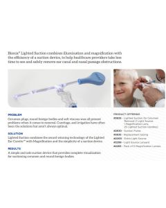 Bionix® Lighted Suction for Cerumen Removal