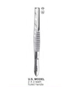 ALMEDIC® Tissue Forcep 2x3 Teeth 6 in