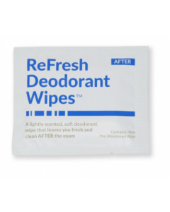 ReFresh Deodorant Mammography Patient Wipes