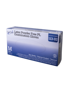 OmniTrust Latex Exam Gloves, Medium