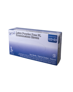 OmniTrust Latex Exam Gloves, Large