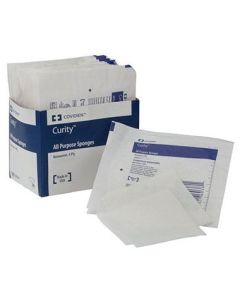 Curity™ Non-woven Sponges, 3 x 3 in, Non-Sterile