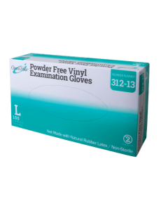 OmniTrust™ Vinyl Powder-Free Examination Gloves, Large